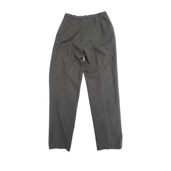 Pendelton Army Olive Green Wool Pants Lined Front Pleat Belt Loops Sz 10 - Picture 9 of 11